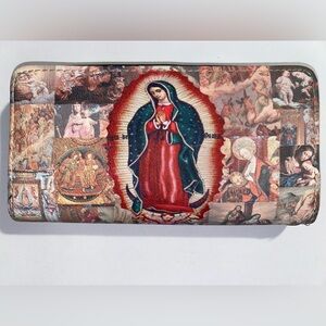 Regular size Wallet w/ wristband of La Virgen de Guadalupe/ Maria